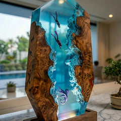 OceanGlow™ Ocean Resin Lamp