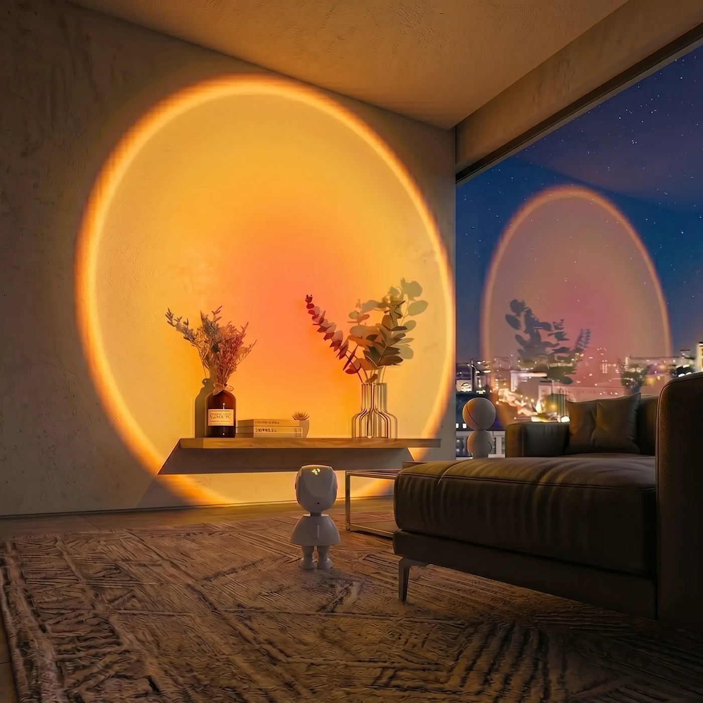 StellarAstronaut™ Sunset & Rainbow Projection Lamp